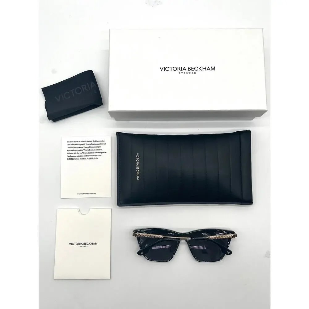 VICTORIA BECKHAM Cat Eye Sunglasses Full Inclusion, Black
